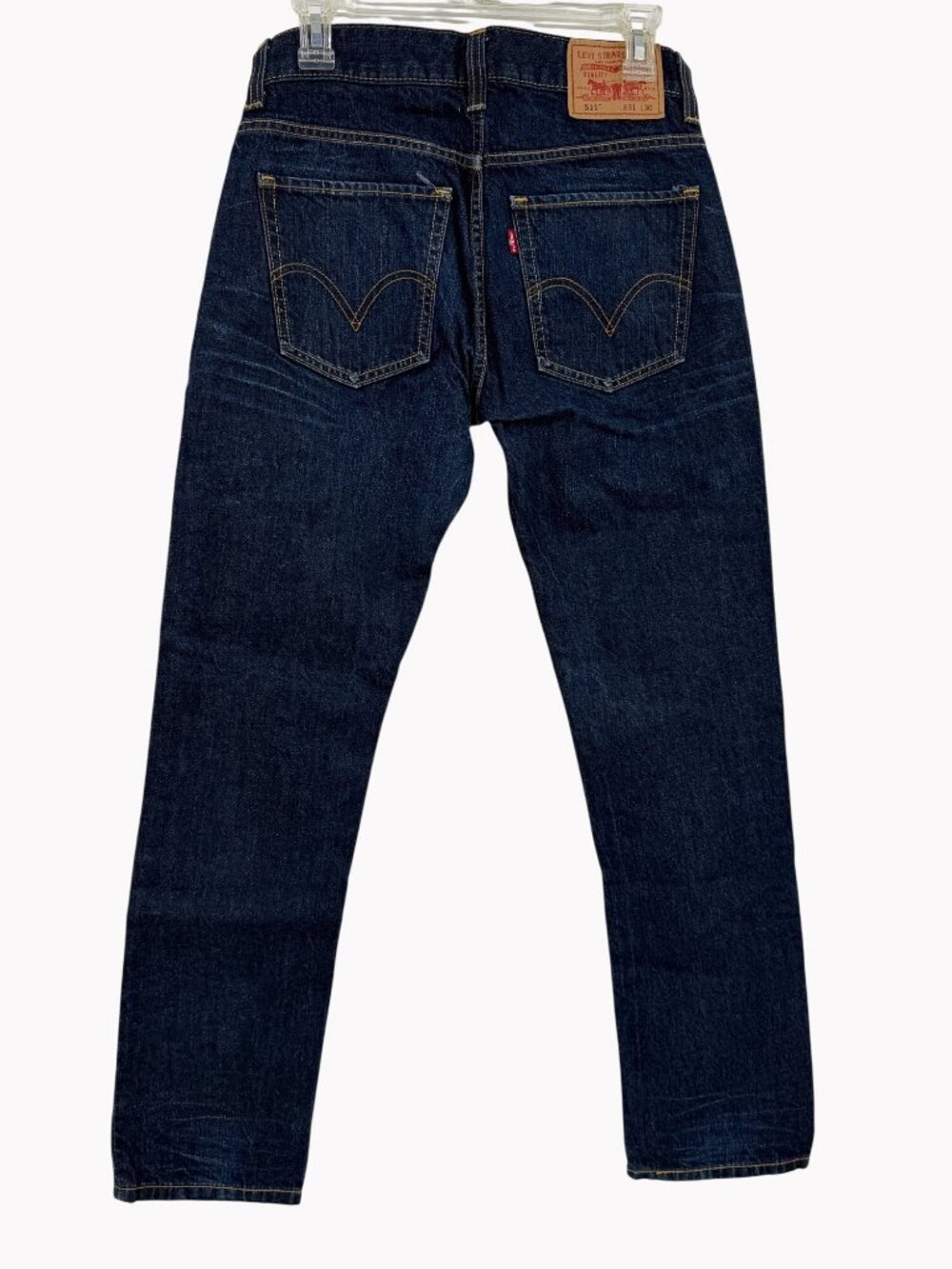 Levis 511 Mens Skinny Fit Jeans W30 L30 Dark Wash Cotton New